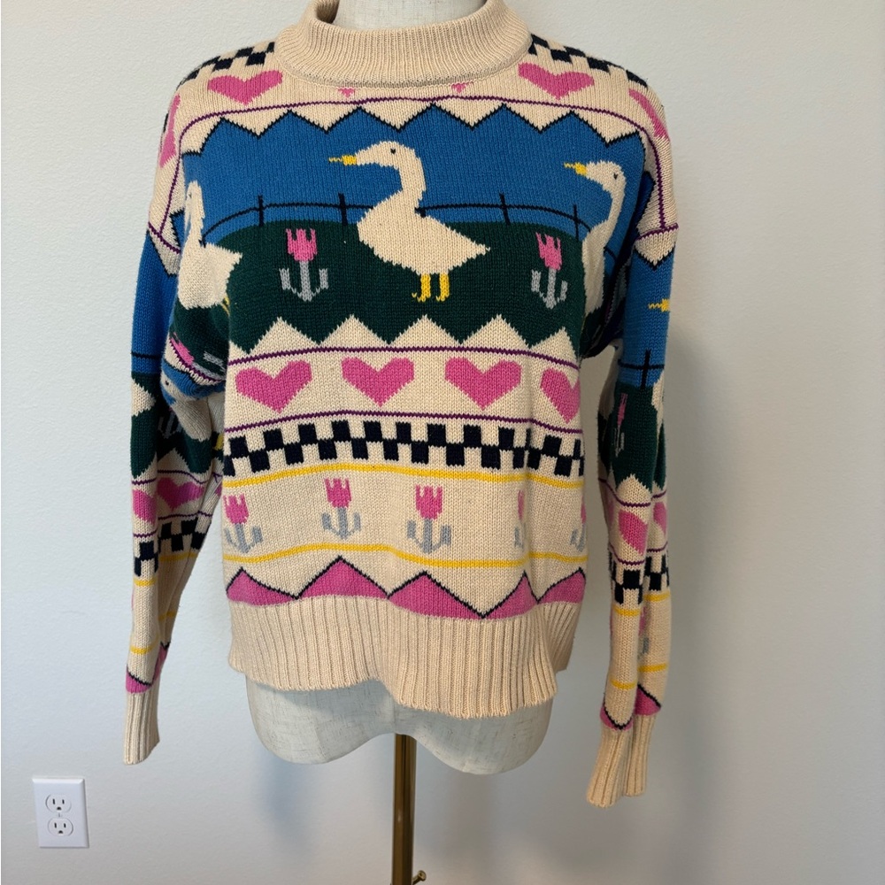 Kina and Tam Duck Goose Sweater